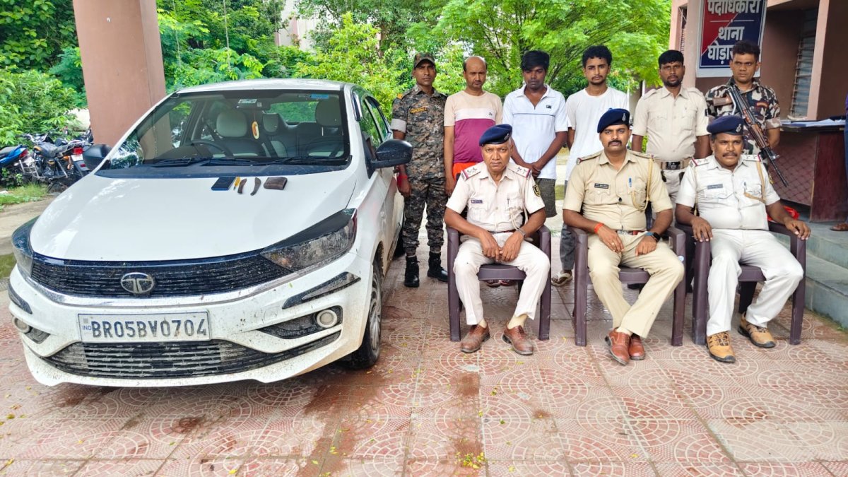 घोड़ासहन पुलिस की बड़ी सफलता, अपहृत युवक सकुशल बरामद, फिरौती मांगने वाले दो आरोपी गिरफ्तार