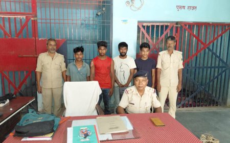 घोड़ासहन में चोरी कांड का पुलिस ने किया खुलासा: जेवर व मोबाइल के साथ 3 अभियुक्त गिरफ्तार