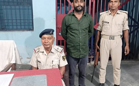 घोड़ासहन : स्पीडी ट्रायल के फरार अभियुक्त अवधेश साह गिरफ्तार, हत्या, रंगदारी और आर्म्स एक्ट समेत 13 मामलों का है आपराधिक इतिहास