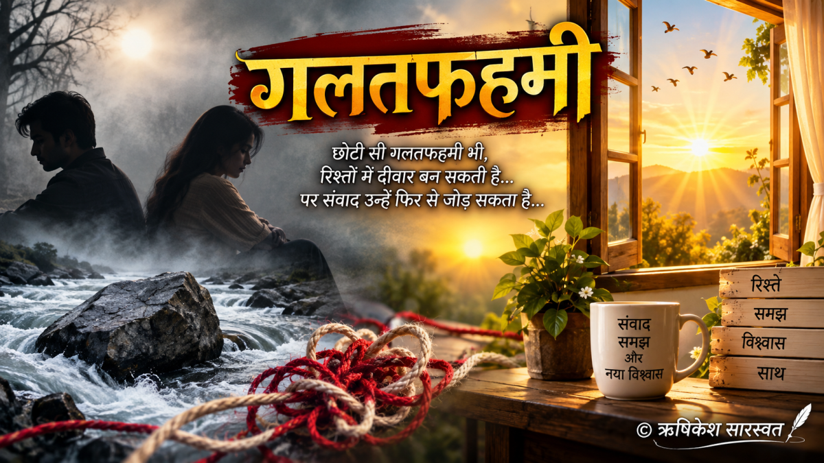 ग़लतफ़हमी - ऋषिकेश सारस्वत