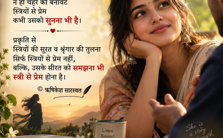 स्त्री से प्रेम - ऋषिकेश सारस्वत 
