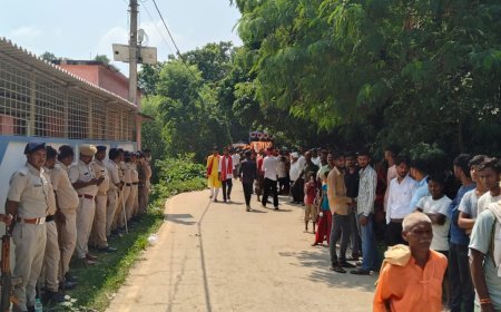 सीतामढ़ी :- शिवहर से कांवड़ियों का जत्था सोमेश्वर धाम के लिए रवाना