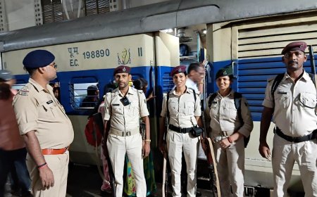 रेल यात्रियों की सुरक्षा को लेकर जीआरपी पटना सतर्क, स्टेशनों और ट्रेनों में 24 घंटे निगरानी