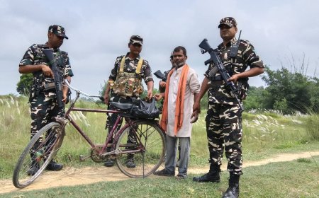 सीतामढ़ी :- नेपाल से गांजा लेकर भारतीय क्षेत्र में प्रवेश करते नेपाली तस्कर गिरफ्तार