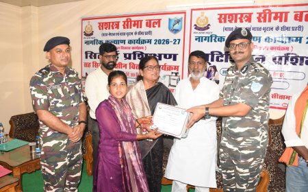 सीतामढ़ी :- ब्यूटीशियन प्रशिक्षण का समापन, सिलाई प्रशिक्षण का शुभारंभ