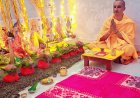 विभिन्न धार्मिक स्थानों पर नवरात्रि पर निकाली गई भव्य शोभा यात्रा, शैलपुत्री माता की प्रथम पूजा के साथ पूजा प्रारंभ