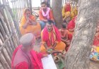 रामगढ़वा : नवदुर्गा माता का बेल निमंत्रण संपन्न, सप्तमी को शोभायात्रा के साथ खुलेगा माता का पट द्वार